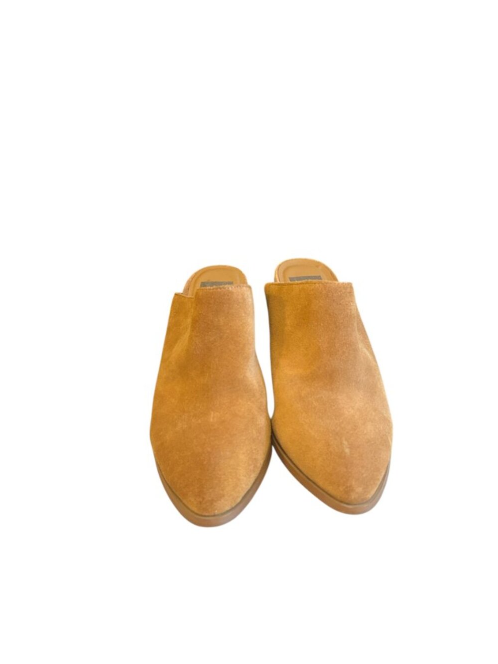 Dolce Vita Tan Suede Heeled Mules - Picture 8 of 8